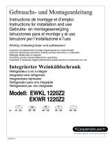 K&#252;ppersbusch EWKL1220Z2 Manual de usuario