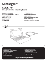 Kensington KeyFolio Fit Manual de usuario