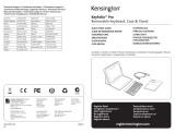 Kensington KeyFolio Pro Removable Keyboard, Case and Stand Manual de usuario