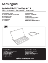 Kensington KeyFolio Thin X2 Manual de usuario