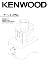 Kenwood FDM301 Multipro Compact El manual del propietario
