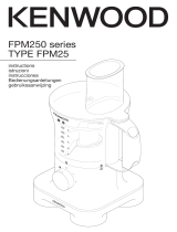 Kenwood FPM250 series Manual de usuario