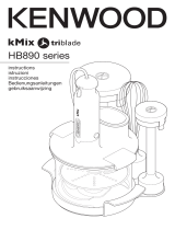 Kenwood kMix triblade HB890 series El manual del propietario