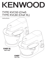 Kenwood KVL60 Chef XL El manual del propietario