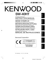Kenwood SW-40HT Manual de usuario