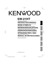 Kenwood Electronics SW-21HT Manual de usuario