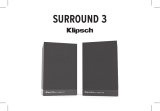 Klipsch SURROUND 3 SPEAKERS El manual del propietario