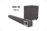 Klipsch BAR 40 Sound Bar + Wireless Subwoofer Certified Factory Refurbished El manual del propietario