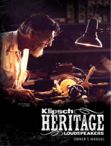 Klipsch Heritage Forte III - SE Ebony El manual del propietario