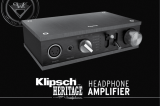Klipsch Lifestyle Heritage Headphone Amplifier El manual del propietario