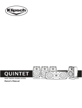 Klipsch Quintet IV Home Theater System El manual del propietario