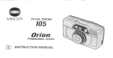 Minolta Freedom Zoom Orion Manual de usuario
