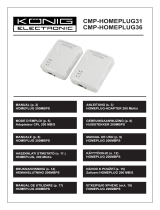 Konig Electronic CMP-HOMEPLUG36 Manual de usuario