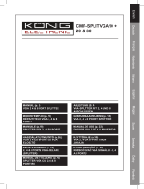 Konig Electronic CMP-SPLITVGA30 El manual del propietario