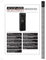 König GAMX360-BACKP3 Manual de usuario