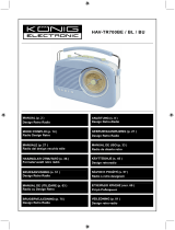 König HAV-TR700BE Manual de usuario