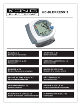 Konig Electronic HC-BLDPRESS11 Manual de usuario