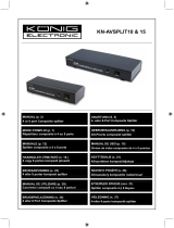 Konig Electronic KN-AVSPLIT15 Manual de usuario