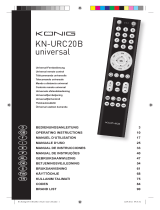 König KN-URC20B El manual del propietario