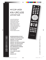 König KN-URC40B El manual del propietario