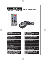 König MP3-FMTRANS40 Especificación