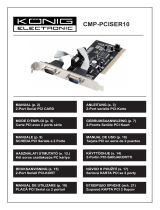 König PCI - 2x RS232 Manual de usuario