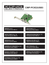 Konig Electronic PCI - 2x USB 3.0 El manual del propietario