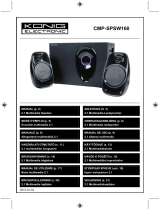 König Speaker Set 2.1 Especificación
