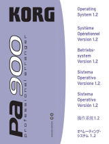 Korg Pa900 Guía del usuario