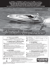 Kyosho GP SUNSTORM 1000 Readyset El manual del propietario