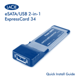 LaCie eSATA/USB Card Guía de instalación