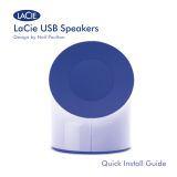 LaCie USB Speakers Design By Neil Poultan Manual de usuario