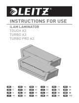 Leitz iLAM TURBO PRO A3 Manual de usuario
