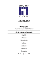LevelOne WUS-3200 Manual de usuario