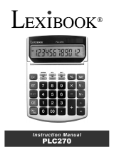 Lexibook PLC270 Manual de usuario