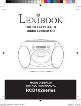 Lexibook RCD102 Série Manual de usuario