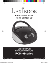Lexibook RCD108 Série Manual de usuario