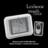 Lexibook METEOCLOCK PURE SM1670 Manual de usuario