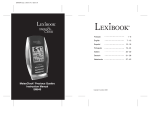 Lexibook SM840 Manual de usuario