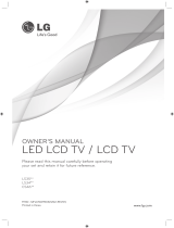LG 26CS460S Manual de usuario