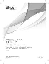 LG 29LN457B Manual de usuario
