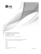 Panasonic 47LA790V Manual de usuario