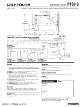 Lightolier PTS7-3 Manual de usuario