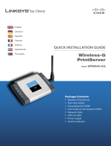 Linksys WPSM54G - Wireless-G PrintServer With Multifunction Printer Support Print Server El manual del propietario