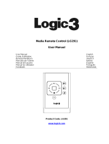 Logic3 Media Remote Control LG291 Manual de usuario