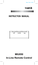 Logic3 MIU050 Manual de usuario