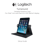 Logitech Turnaround Versatile rotating case for iPad mini Guía de instalación