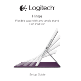 Logitech Hinge Flexible case for iPad Air Guía de instalación