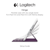 Logitech Hinge Flexible case for iPad mini Guía de instalación