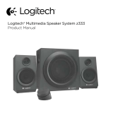 Logitech Z333 2.1 Speakers – Easy-access Volume Control Manual de usuario
